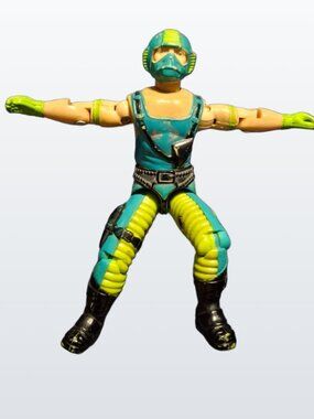 Vintage 1984 Hasbro G.I. Joe Cobra Copperhead Water Moccasin Pilot Figure ARAH